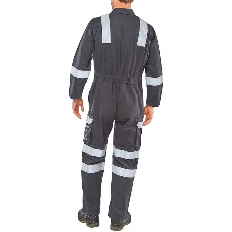 Beeswift CARC6N ARC Flash Coverall Navy Blue